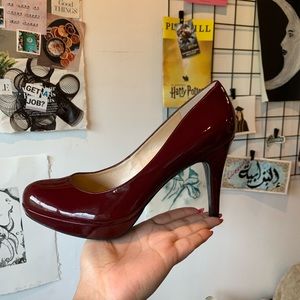 Marc Fisher dark red heels